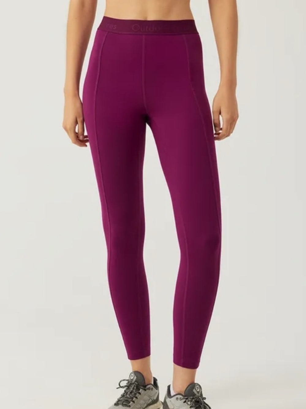 Outdoor Voices SuperForm Bloom 7/8 Leggings Grape Jam Women’s Size Large
